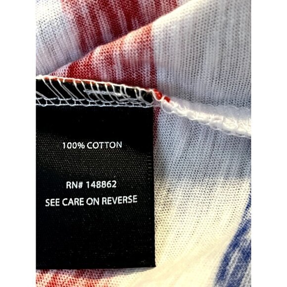 Women's Torrid USA Red, White, Blue Striped Tank Top, Patriotic Shirt 1, 1X, 14 - Picture 8 of 10